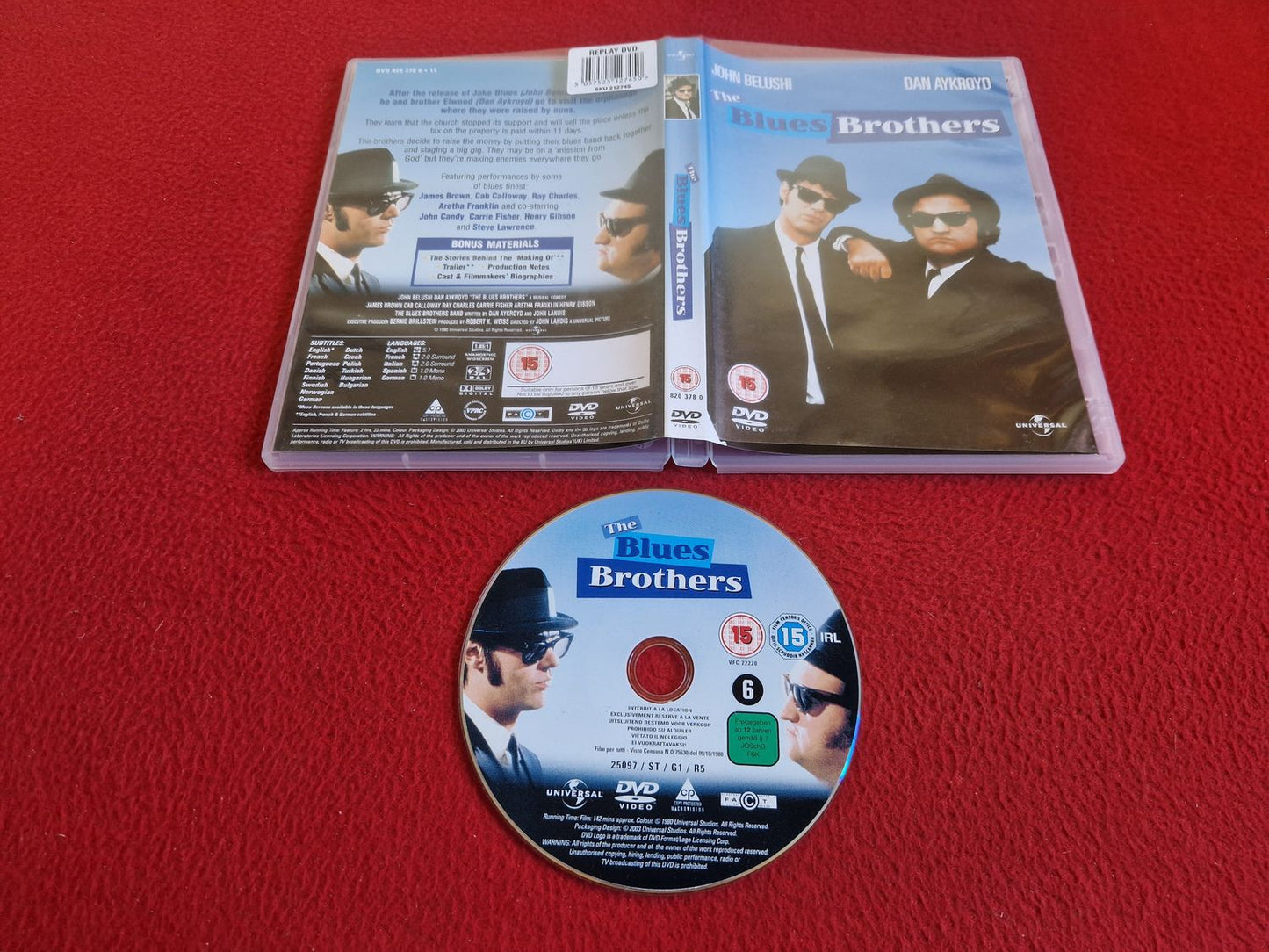 THE BLUES BROTHERS DVD
