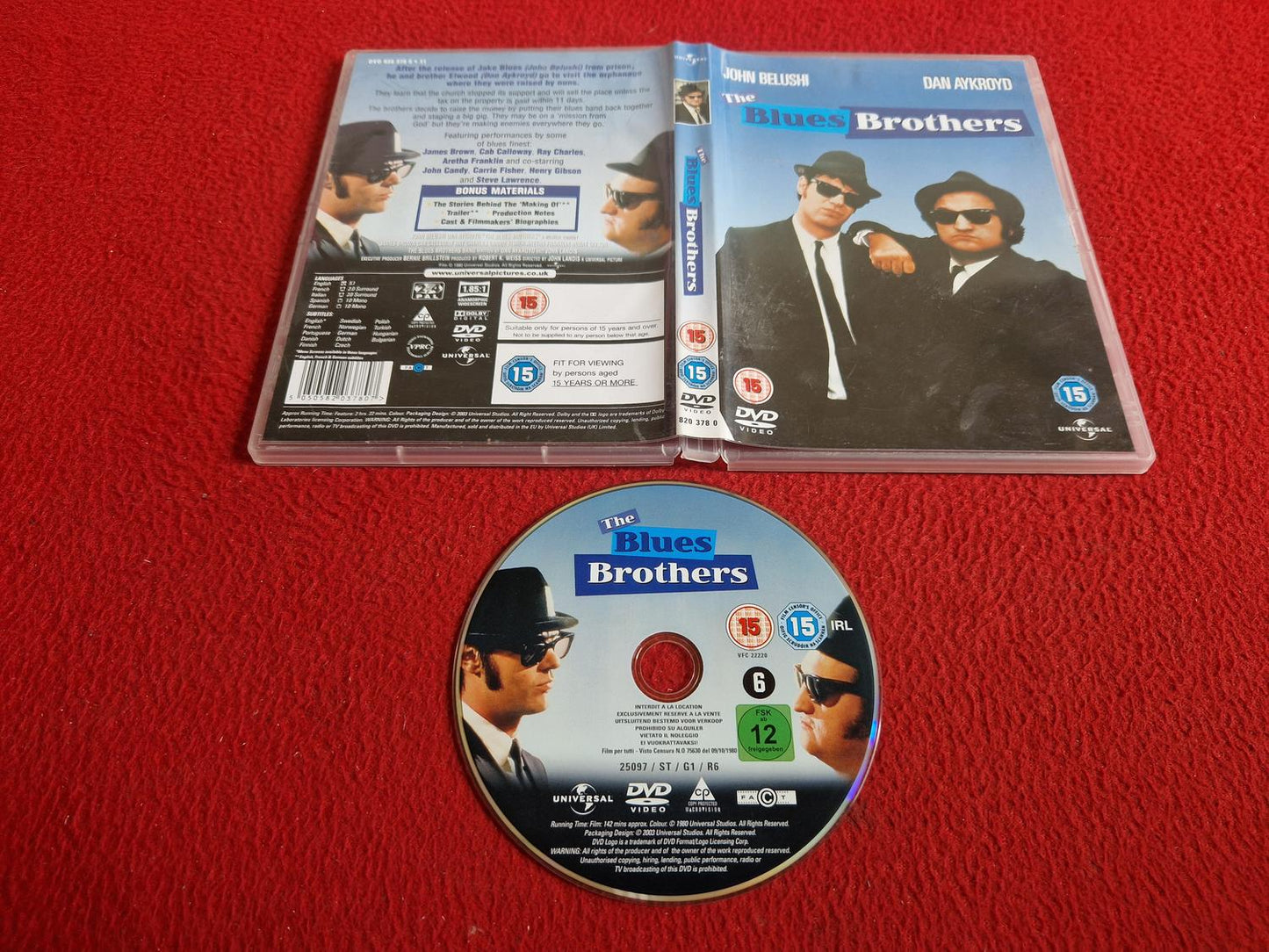 THE BLUES BROTHERS DVD