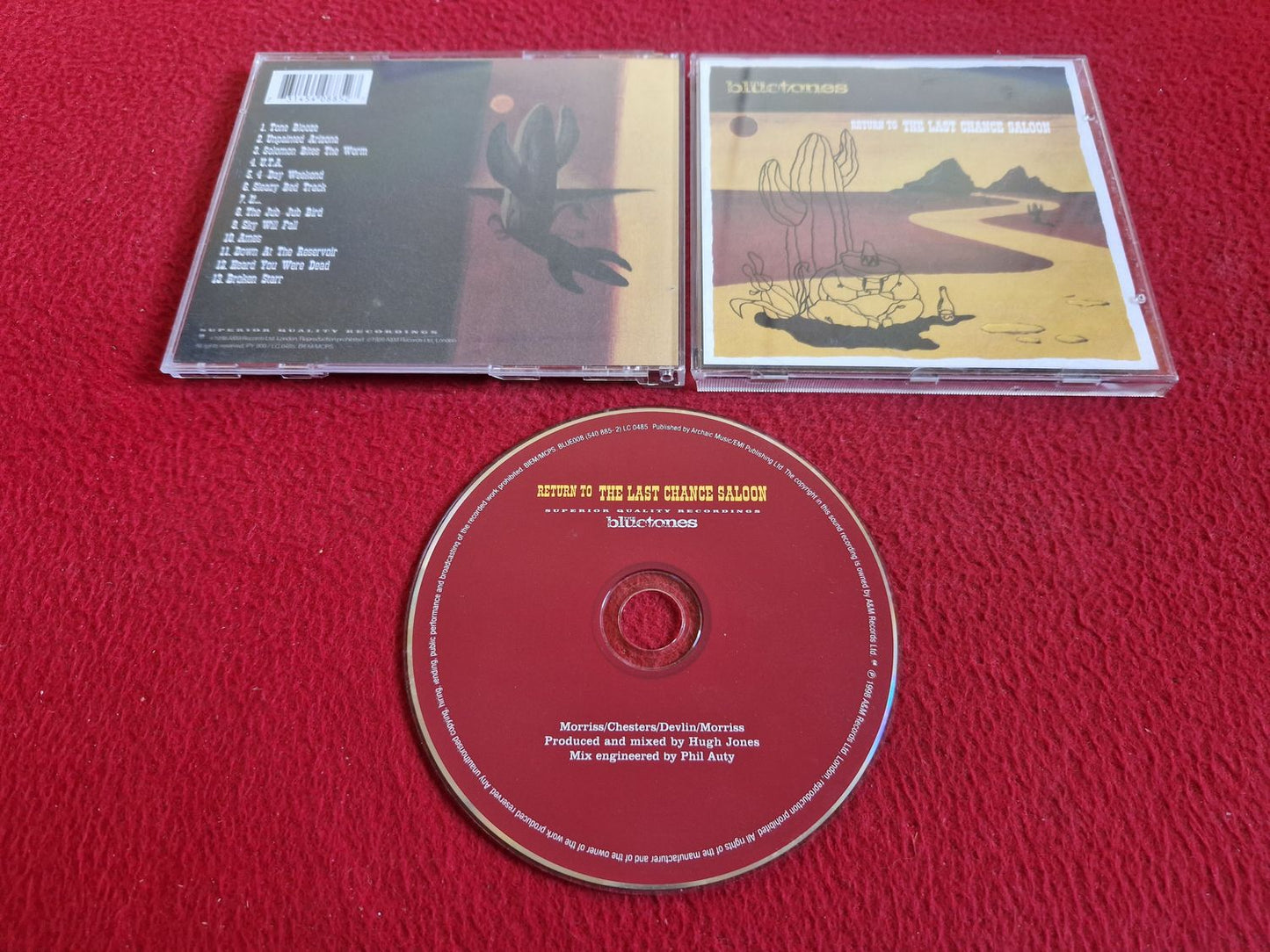THE BLUETONES RETURN TO THE LAST CHANCE SALOON CD