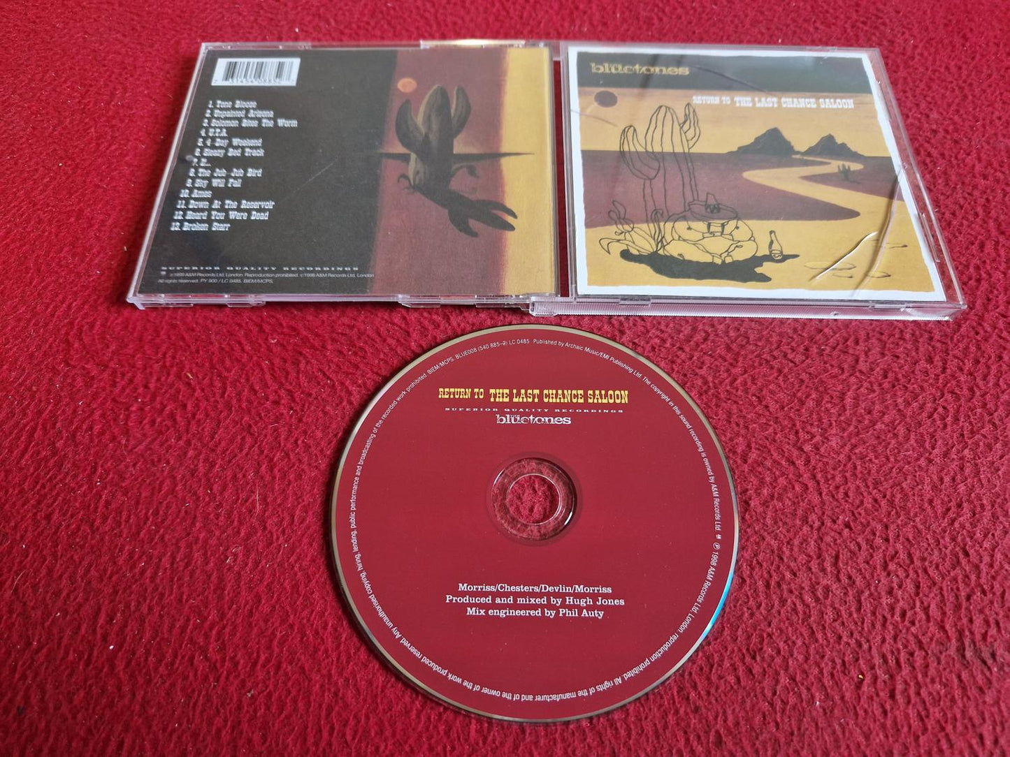 THE BLUETONES RETURN TO THE LAST CHANCE SALOON CD