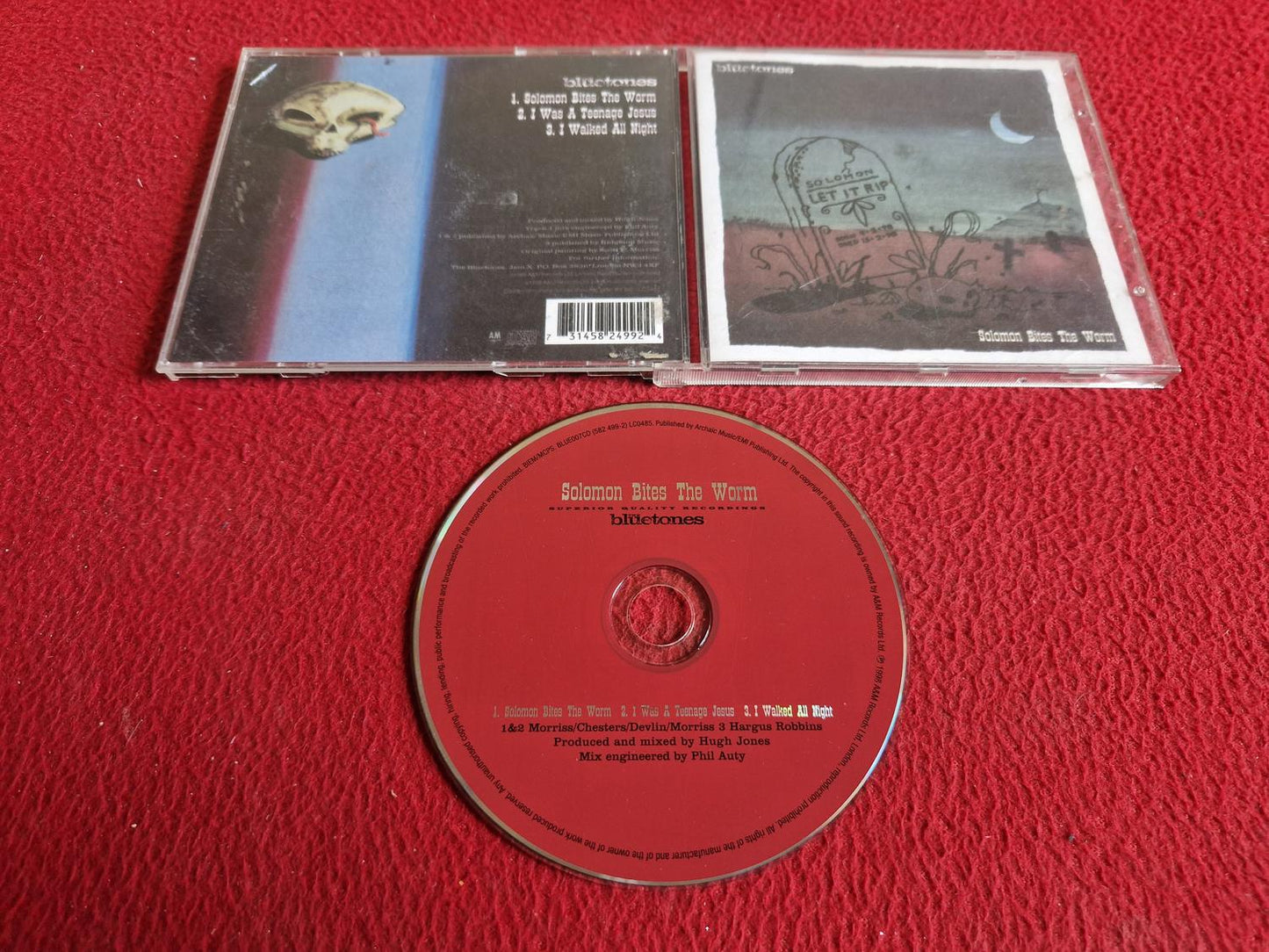 THE BLUETONES SOLOMON BITES THE WORM CD