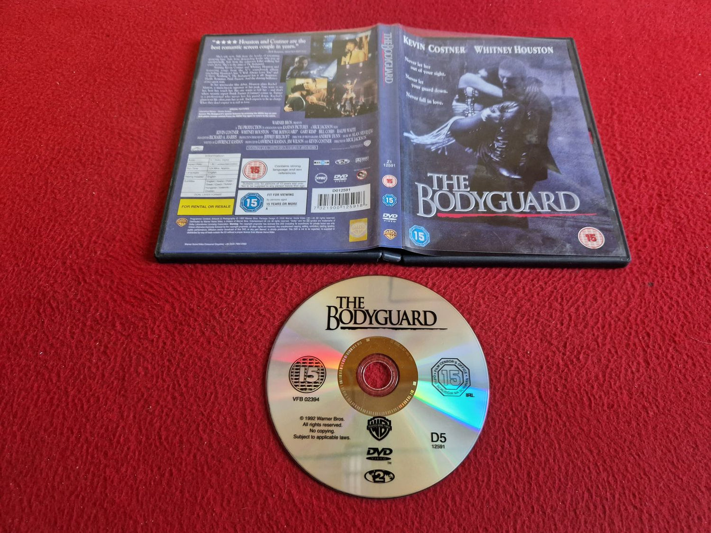 THE BODYGUARD DVD