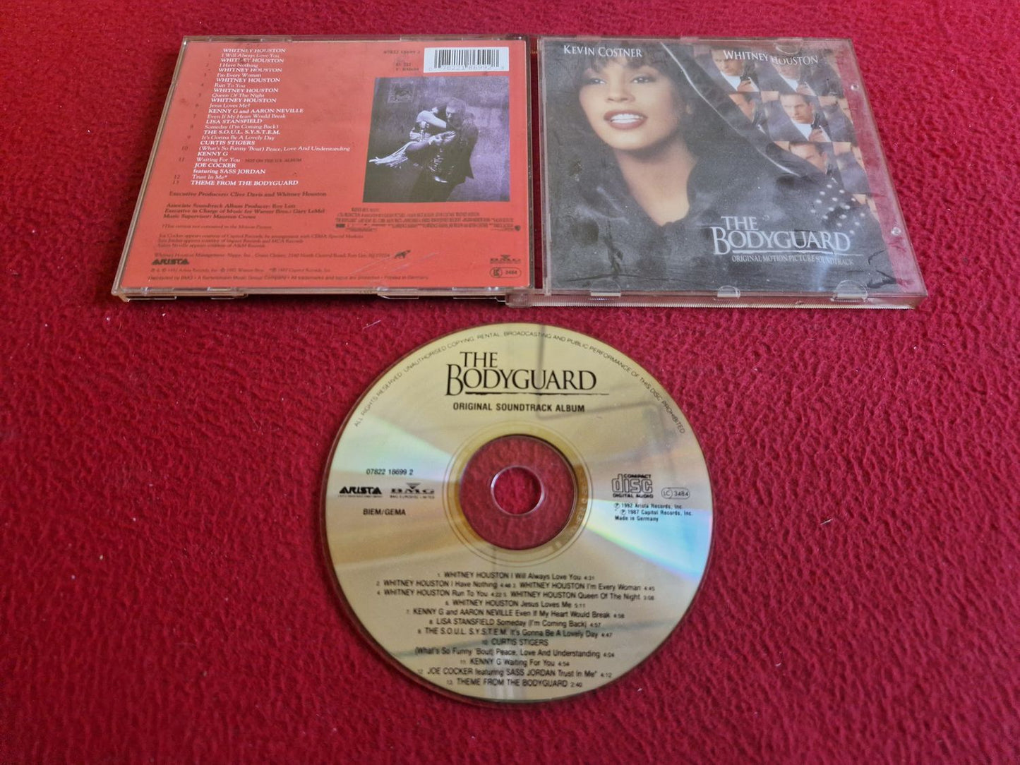 THE BODYGUARD ORIGINAL SOUNDTRACK ALBUM CD