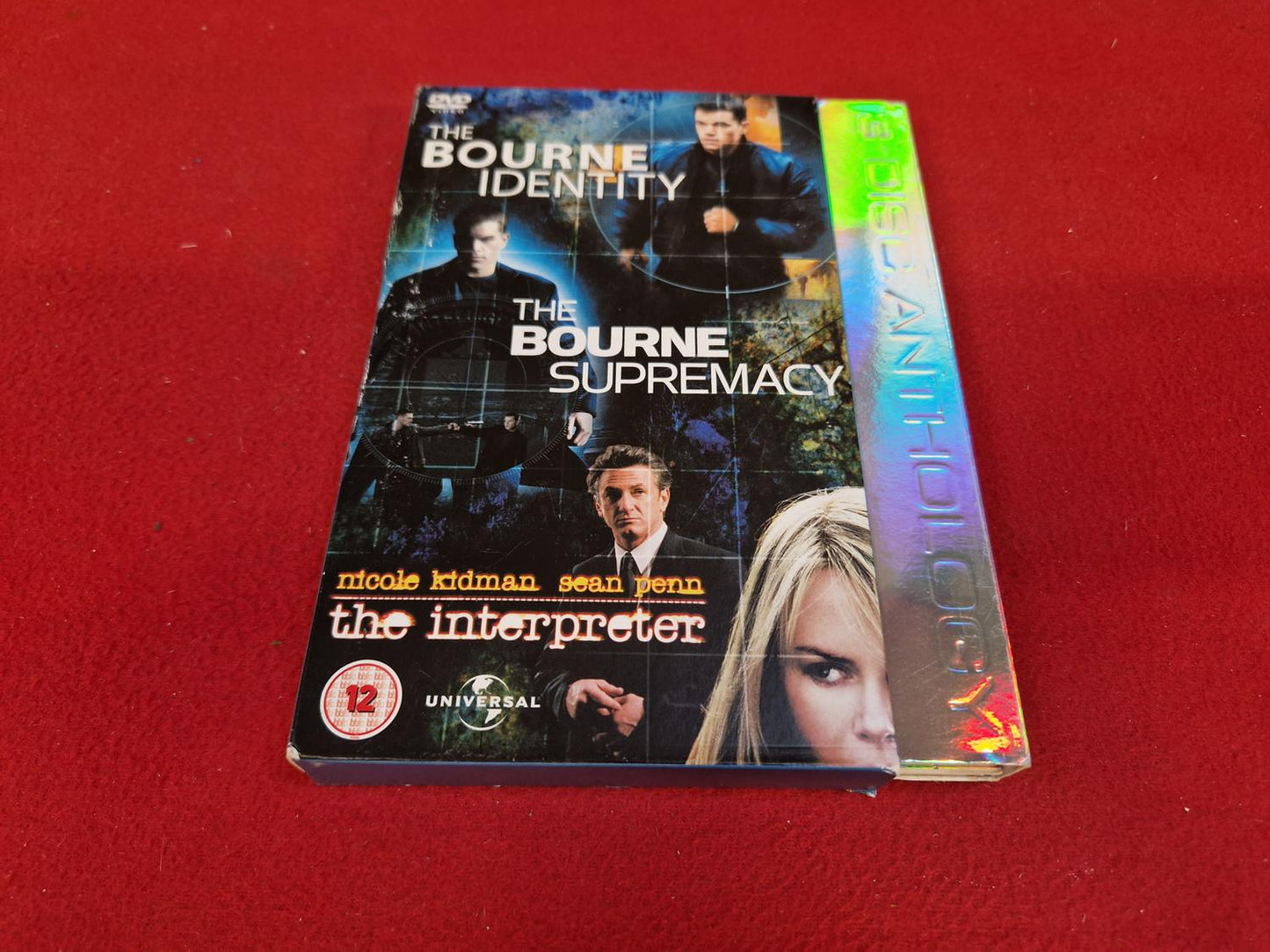 THE BOURNE IDENTITY & SUPREMACY / THE INTERPRETER BOX till DVD