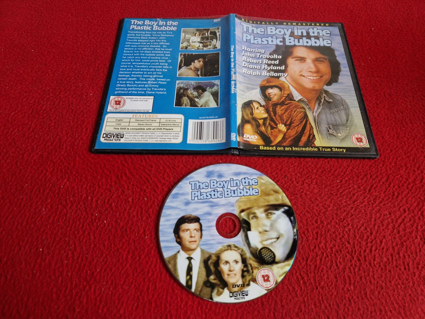 THE BOY IN THE PLASTIC BUBBLE DVD