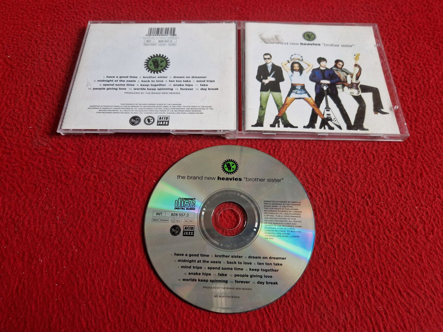THE BRAND NEW HEAVIES BROTHER SISTER CD