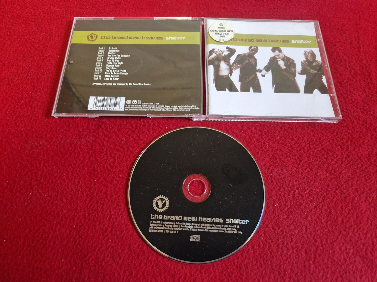 THE BRAND NEW HEAVIES SHELTER CD