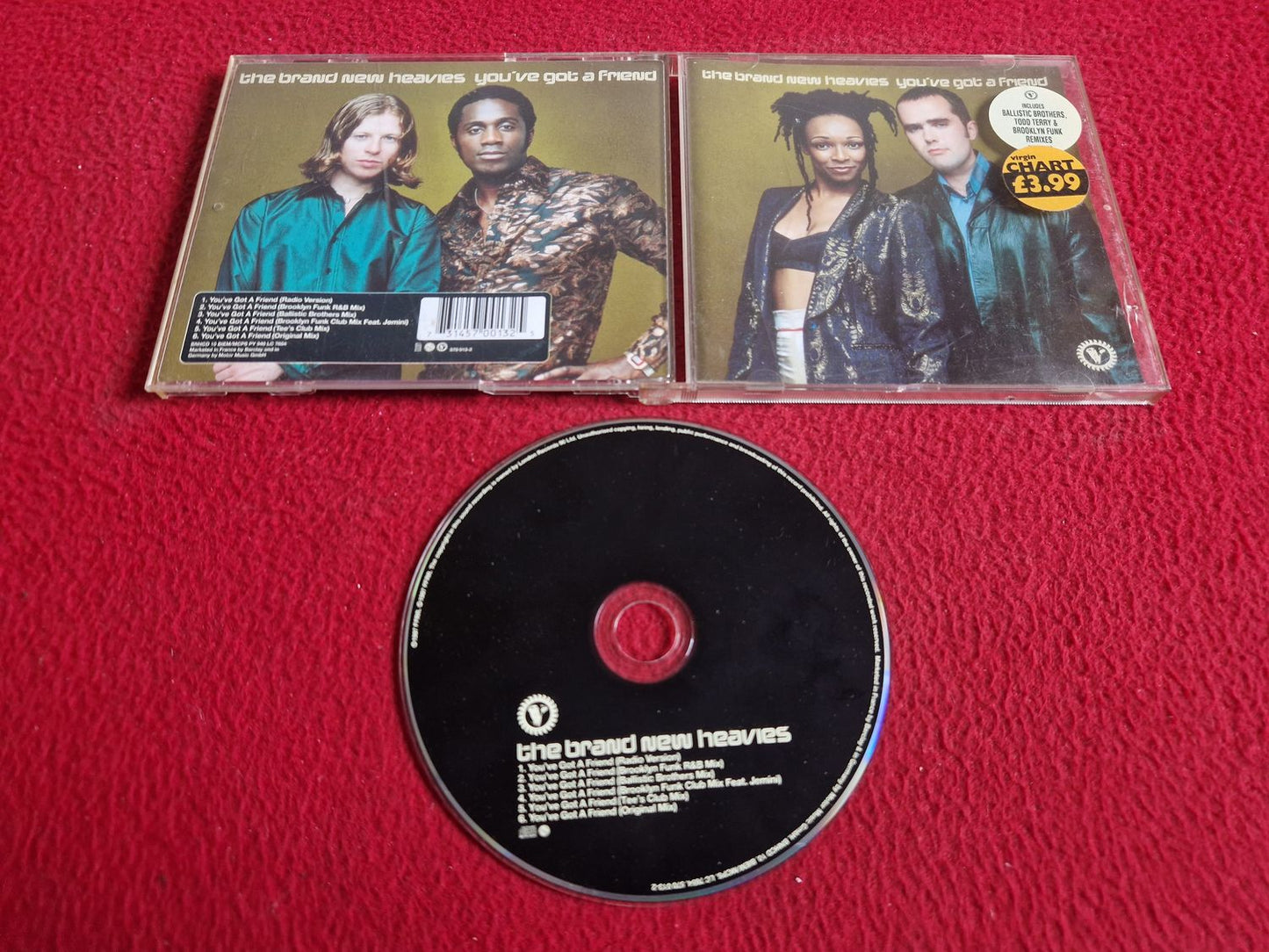 THE BRAND NEW HEAVIES YOU'VE GOT A FRIEND CD