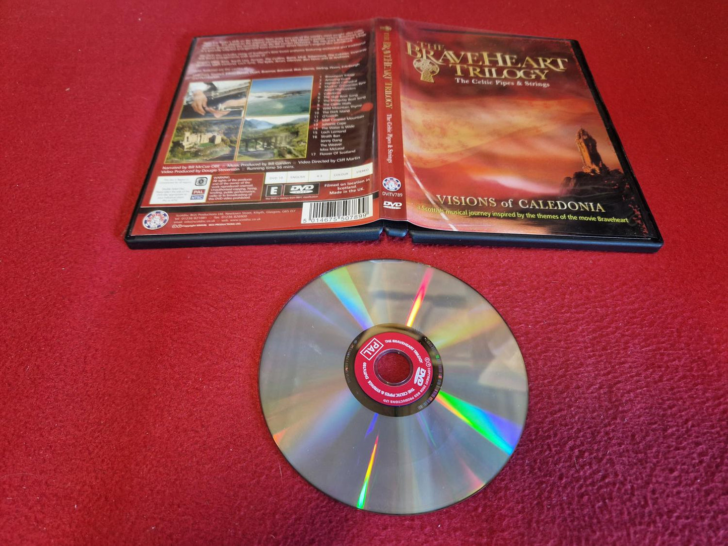 THE BRAVEHEART TRILOGY THE CELTIC PIPES & STRINGS till DVD