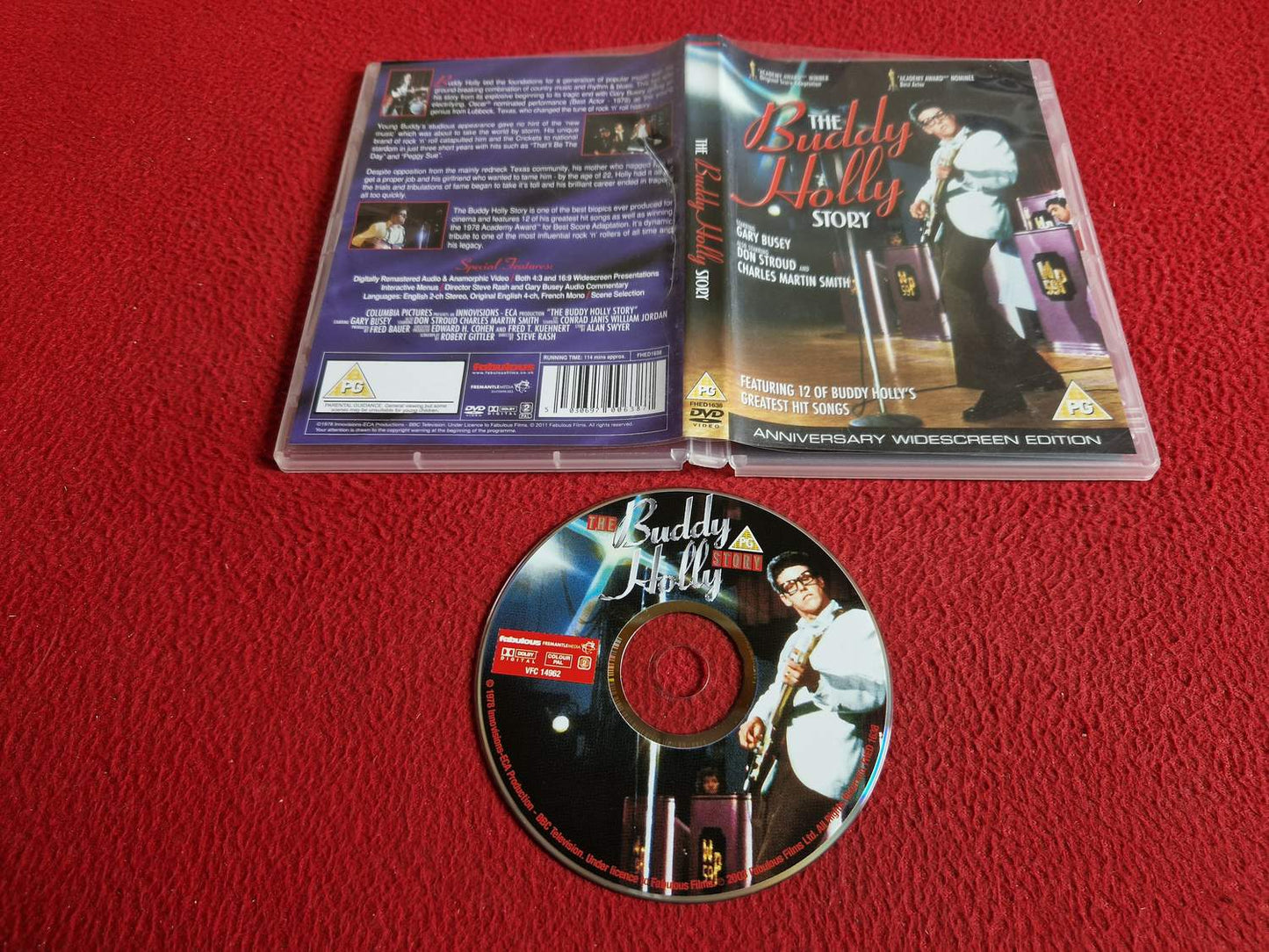THE BUDDY HOLLY STORY DVD