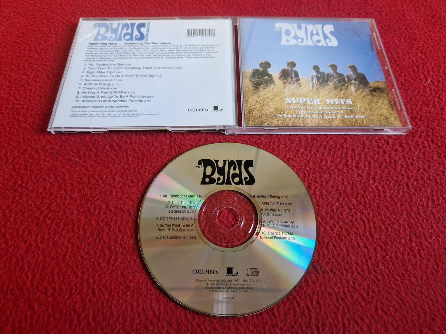 THE BYRDS SUPER HITS CD