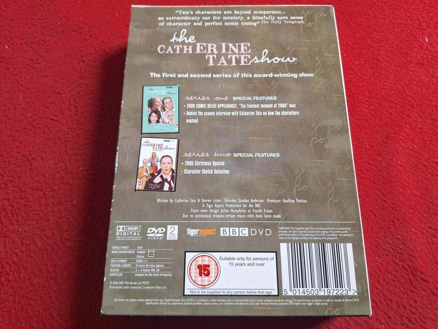 THE CATHERINE TATE SHOW SERIES 1 & 2 BOX DVD