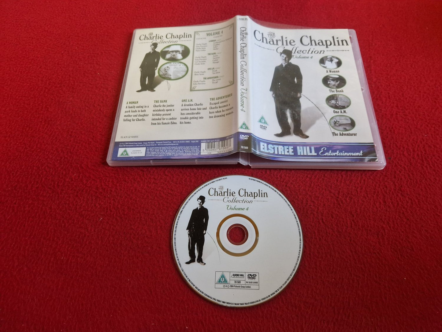 THE CHARLIE CHAPLIN COLL. VOL 4 - A WOMAN / THE BANK / ONE A.M. / ADVENTURE DVD