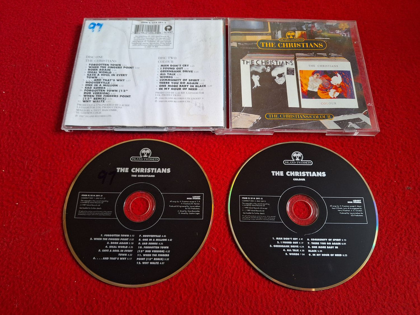 THE CHRISTIANS COLOUR CD