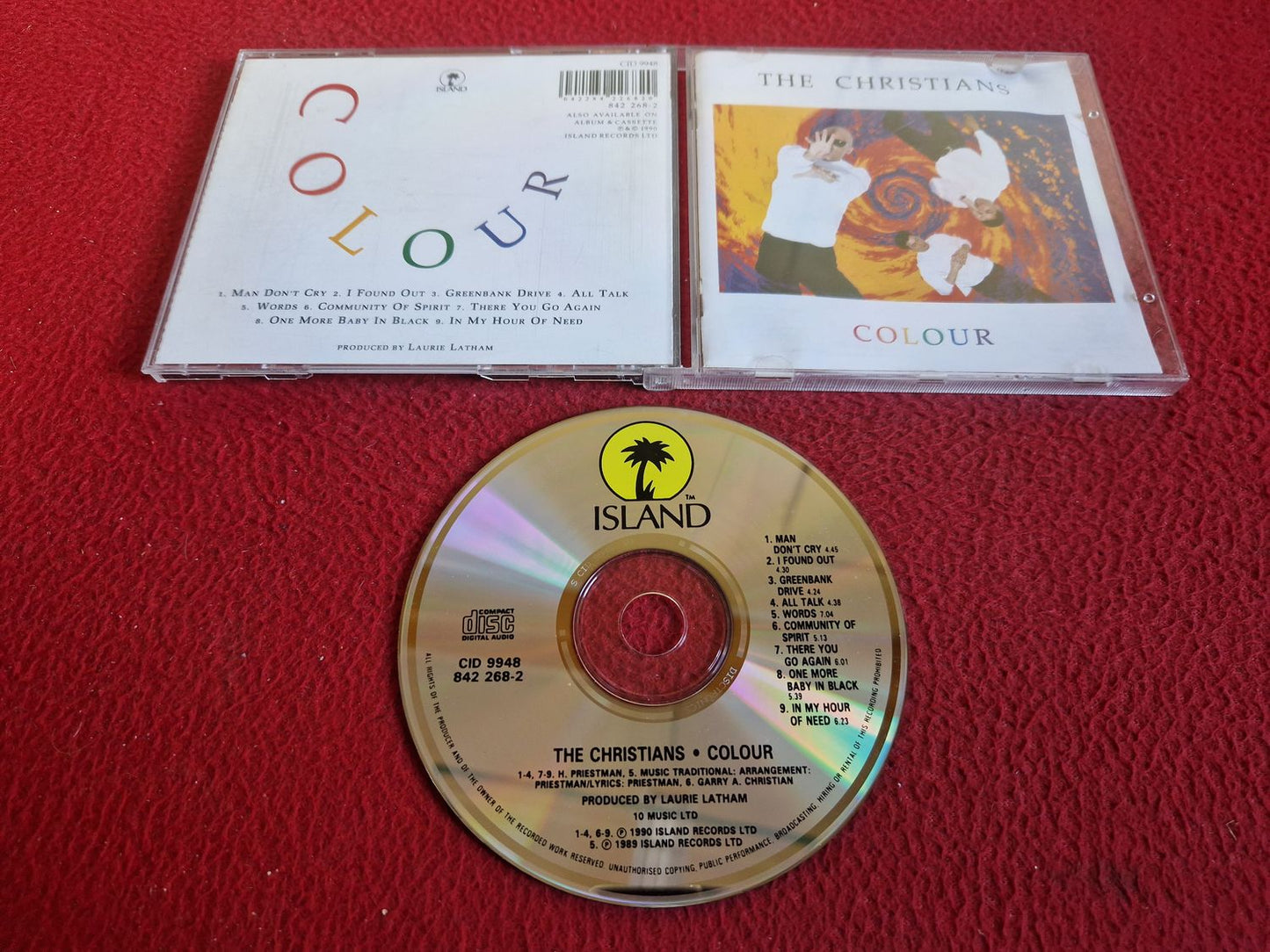 THE CHRISTIANS COLOUR CD