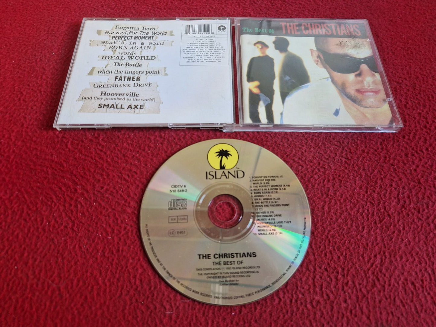 THE CHRISTIANS THE BEST OF CD