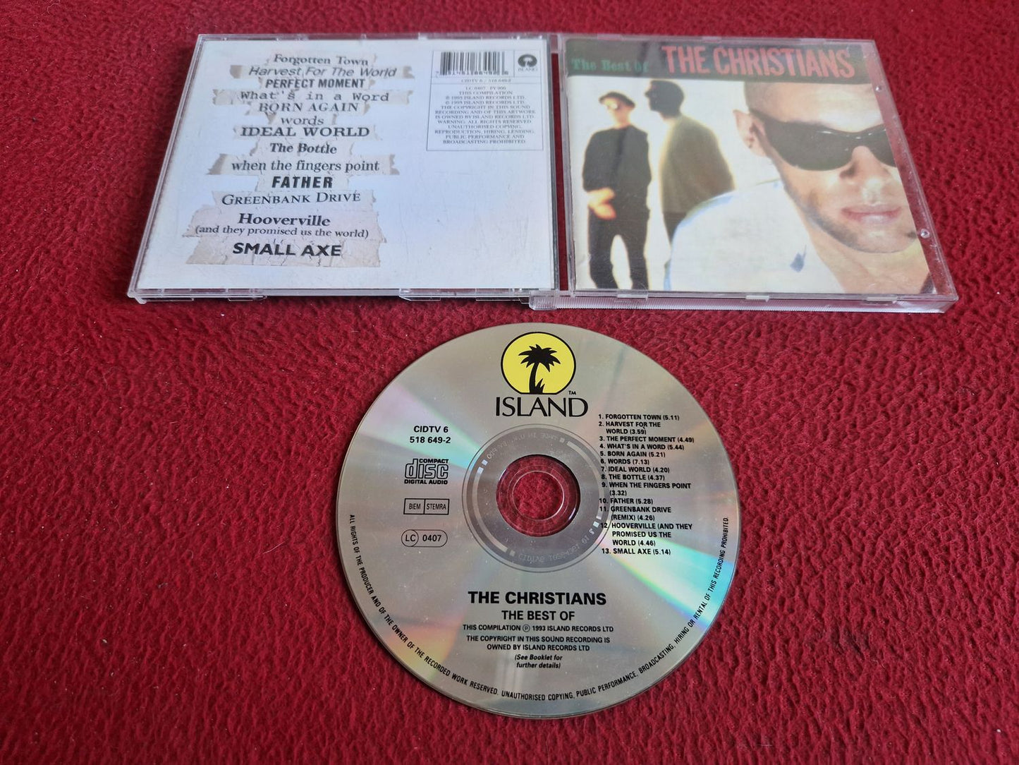 THE CHRISTIANS THE BEST OF CD