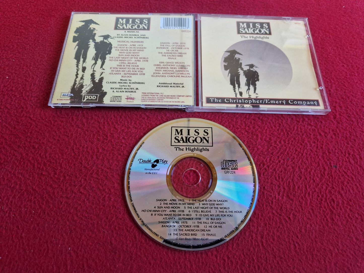 THE CHRISTOPHER/EMERY COMPANY – MISS SAIGON – THE HIGHLIGHTS CD