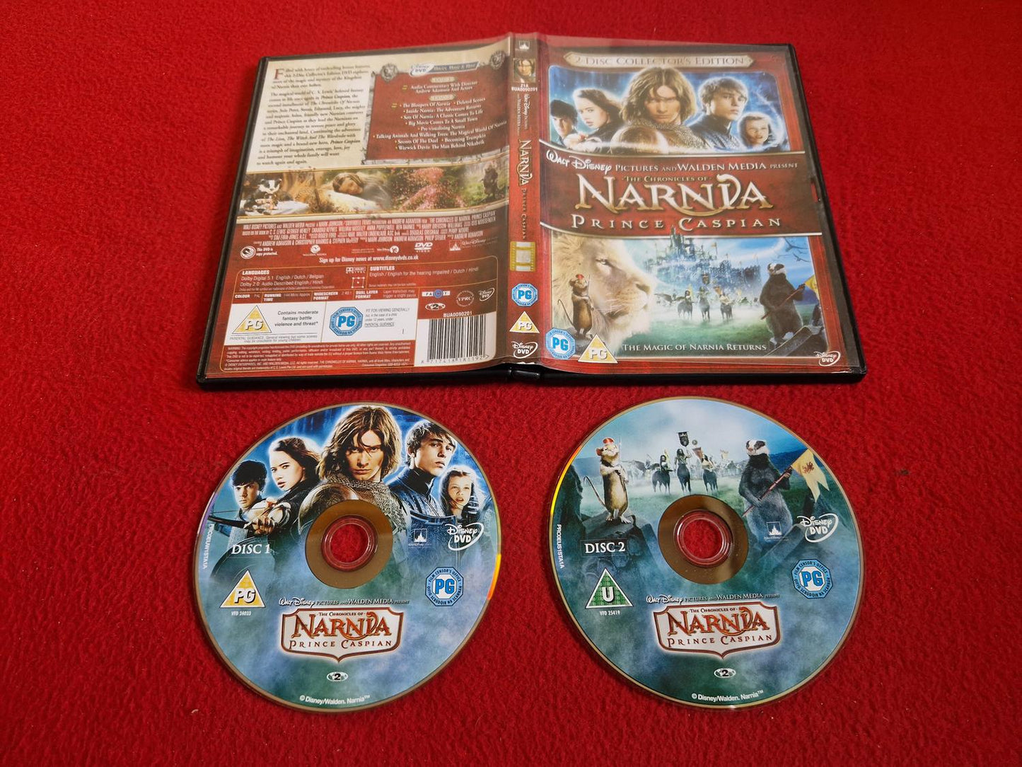 THE CHRONICLES OF NARNIA: PRINCE CASPIAN DVD