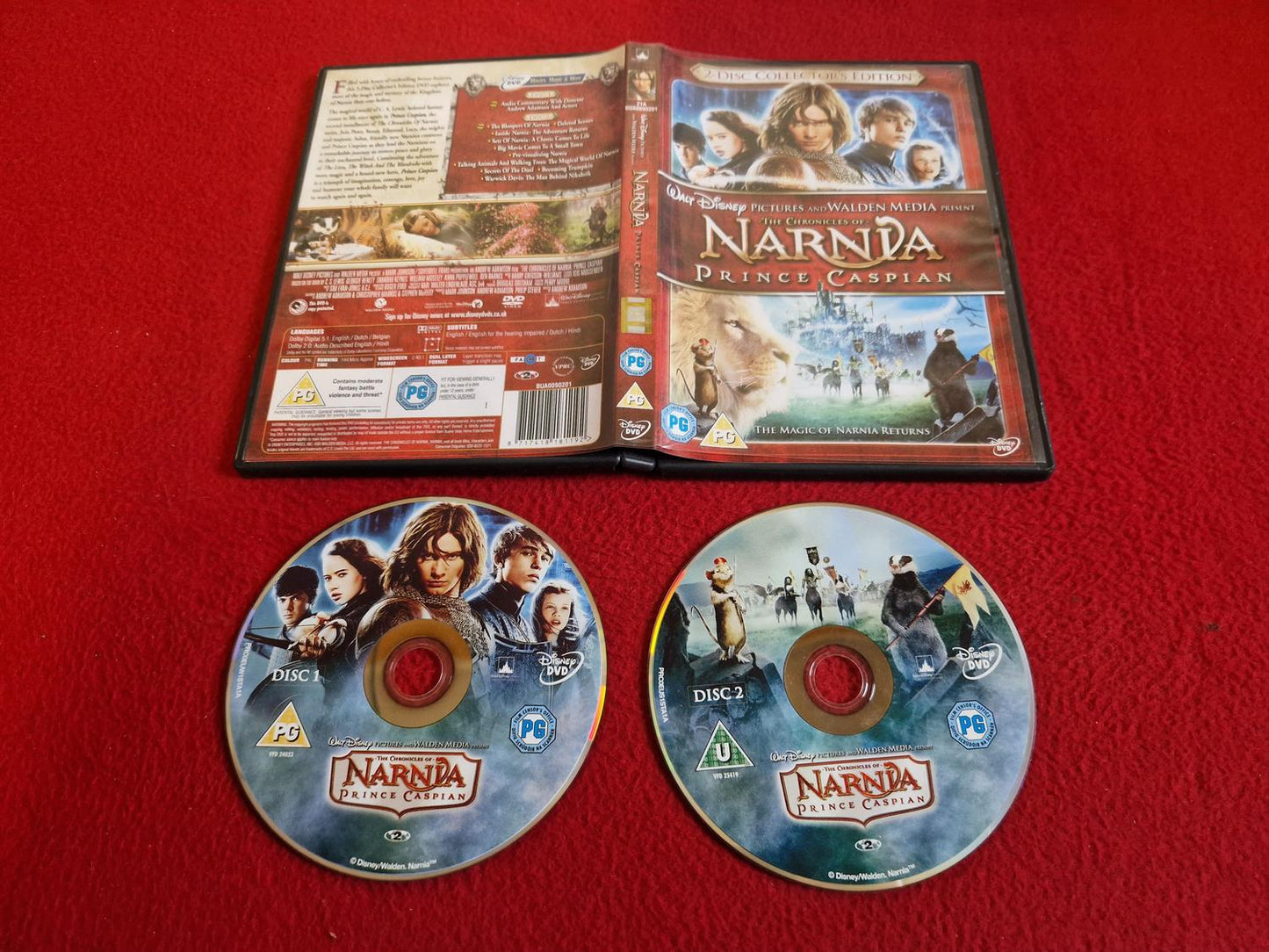 THE CHRONICLES OF NARNIA: PRINCE CASPIAN DVD