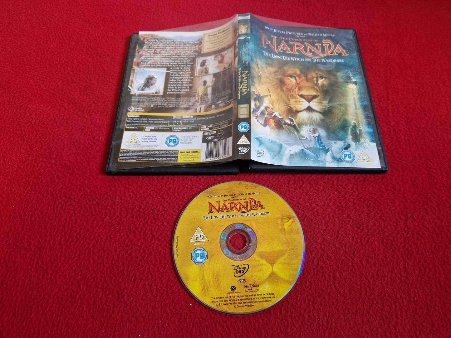THE CHRONICLES OF NARNIA: THE LION, THE WITCH AND THE WARDROBE DVD