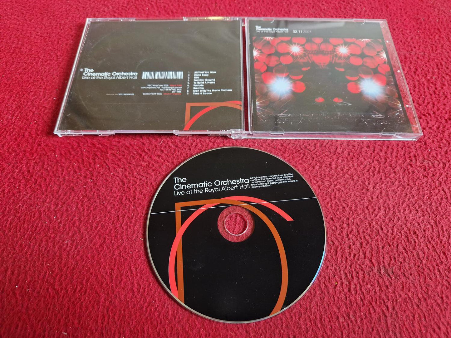 THE CINEMATIC ORCHESTRA LIVE AT THE ROYAL ALBERT HALL CD