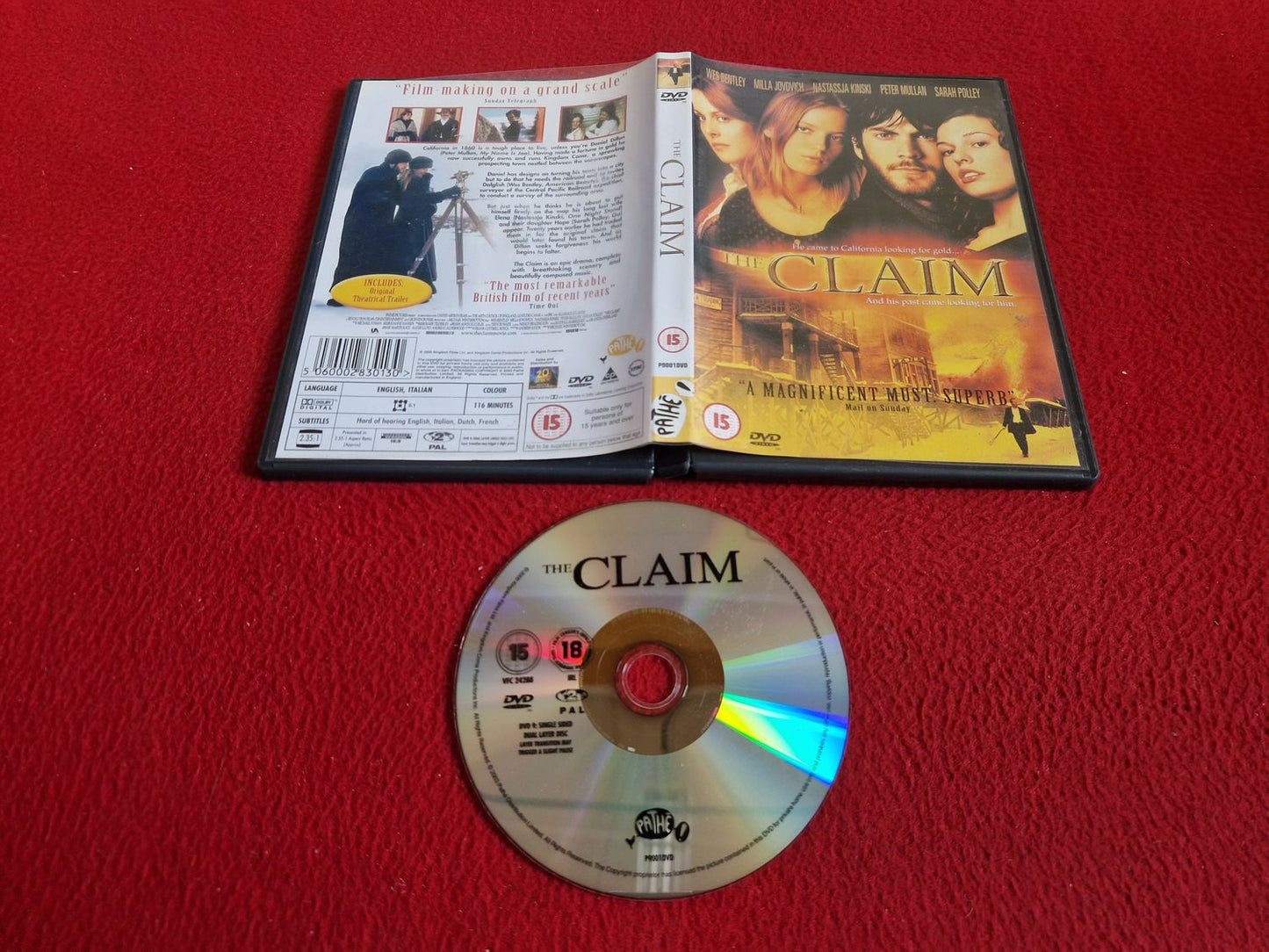 THE CLAIM DVD