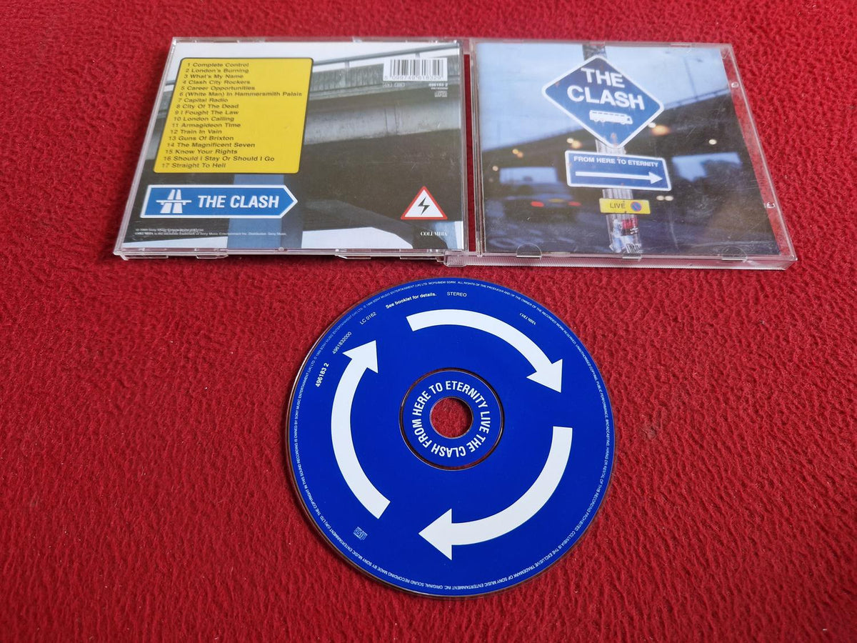 THE CLASH FROM HERE TO ETERNITY LIVE CD