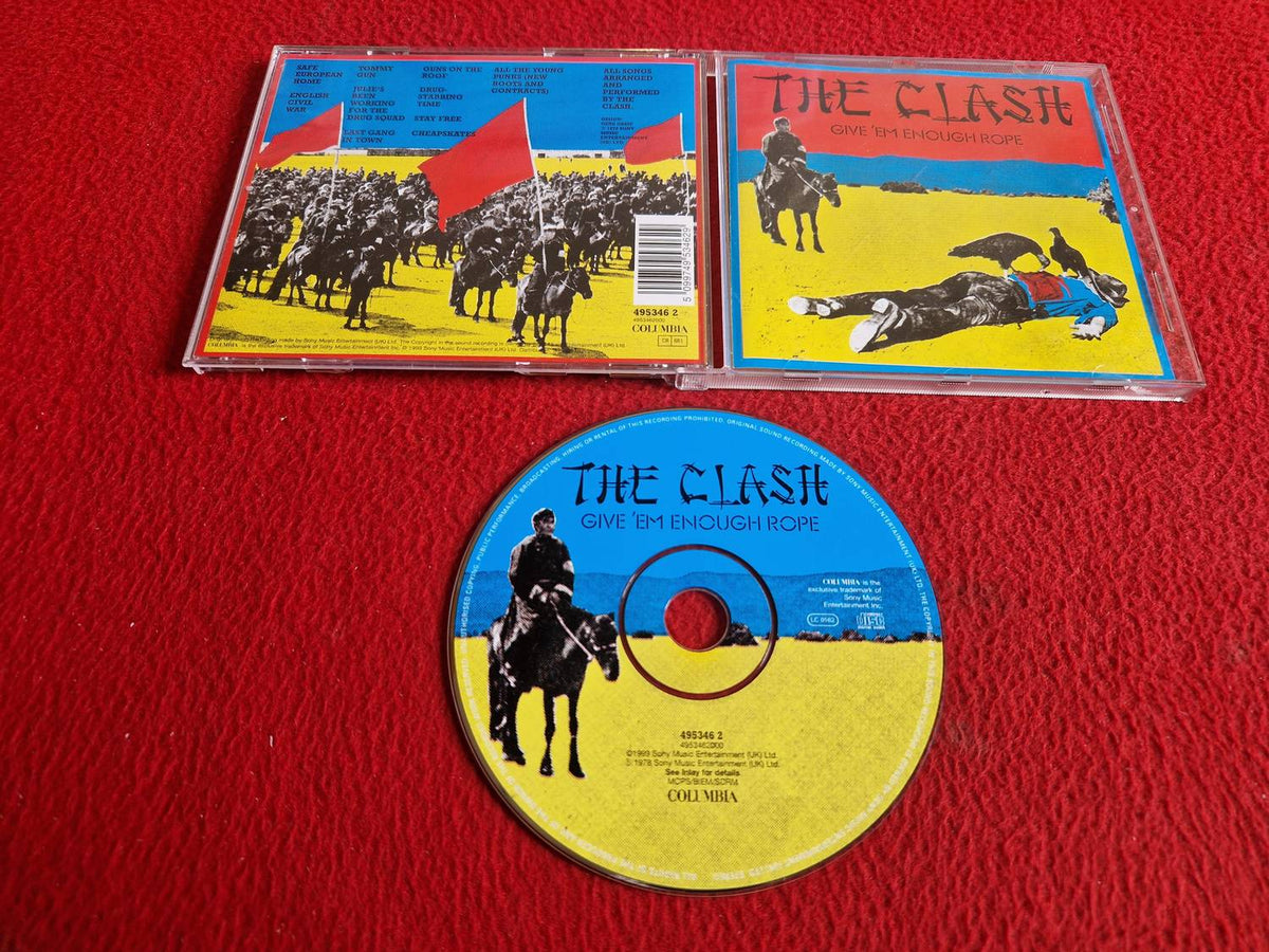 THE CLASH GIVE 'EM ENOUGH ROPE CD