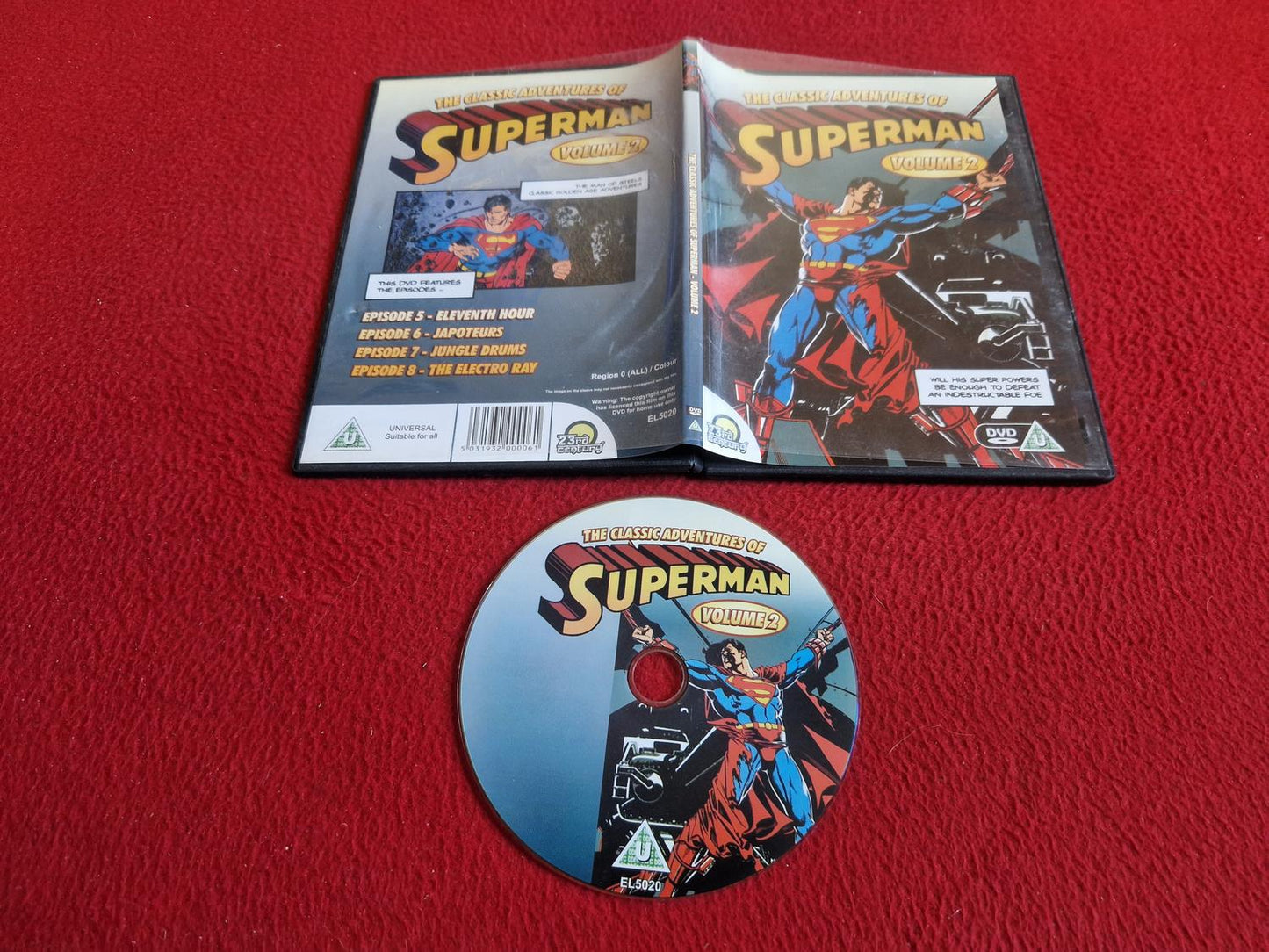 THE CLASSIC ADVENTURES OF SUPERMAN VOLUME 2 DVD