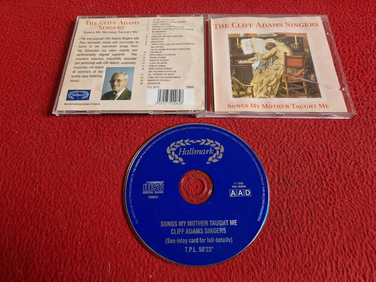 THE CLIFF ADAMS SINGERS SONGS MY MOTHER TAUGHT ME CD