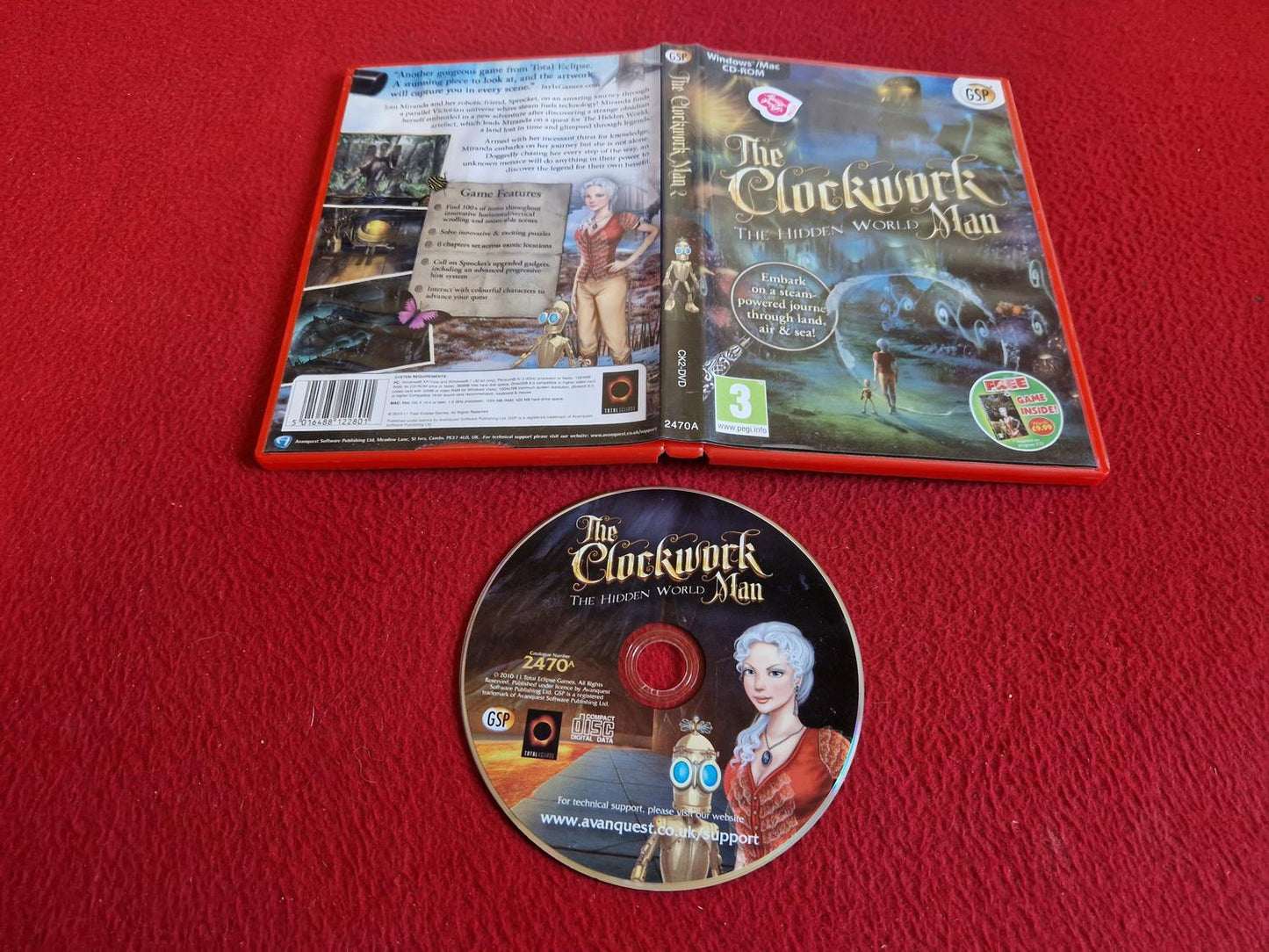 THE CLOCKWORK MAN THE HIDDEN WORLD till PC