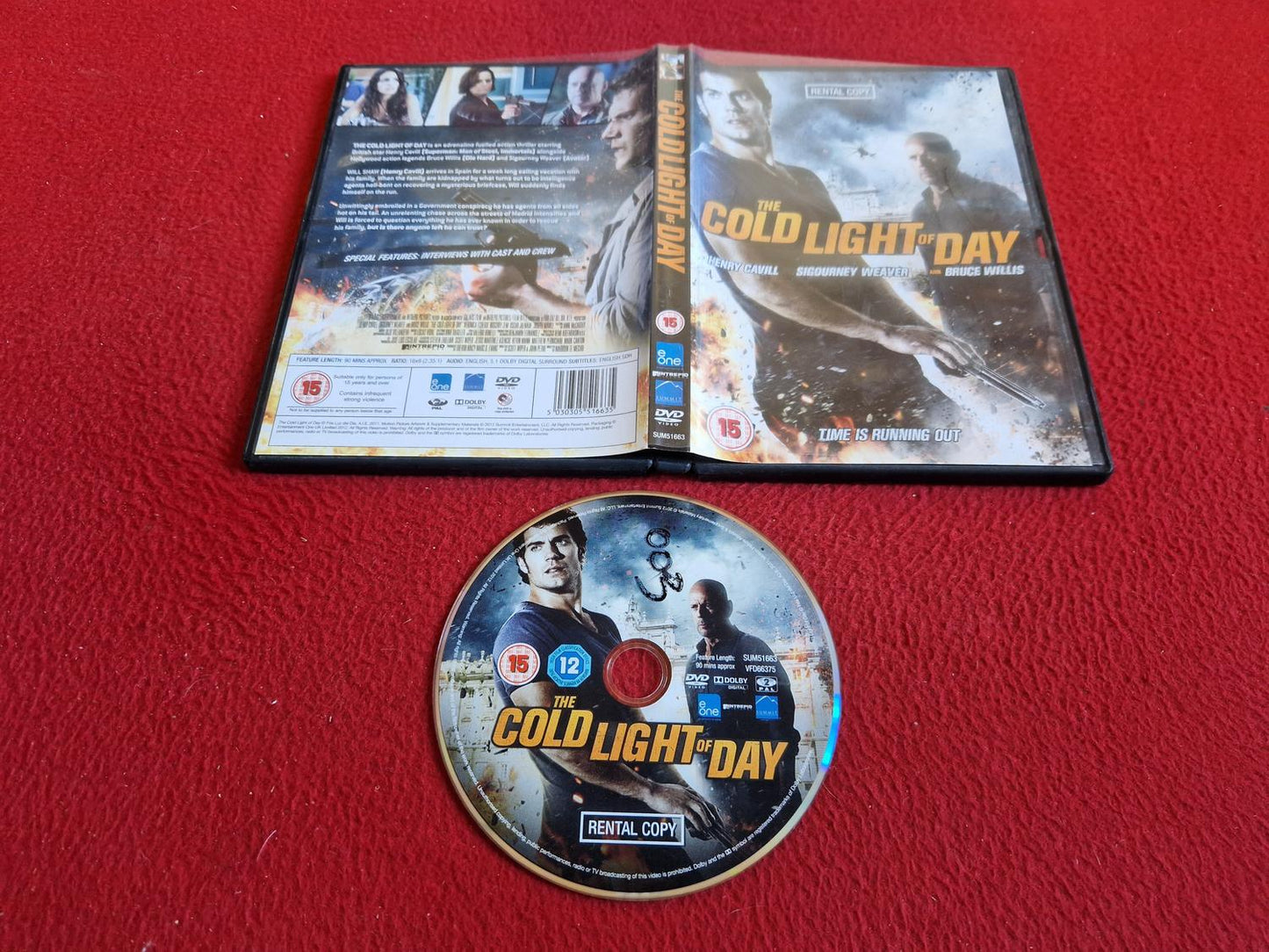 THE COLD LIGHT OF DAY DVD