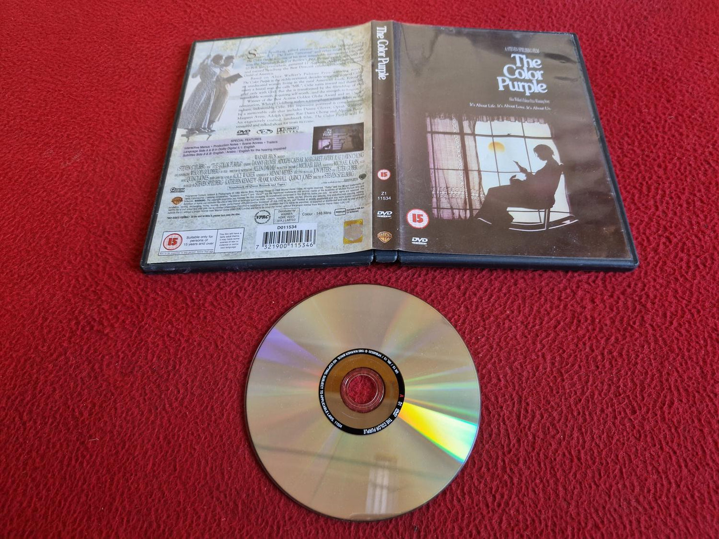 THE COLOR PURPLE DVD