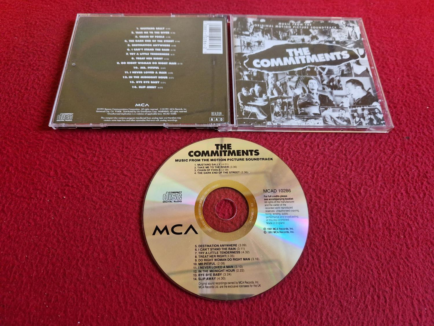 THE COMMITMENTS MUSIC FROM THE MOTION PICTURE SOUNDTRACK CD