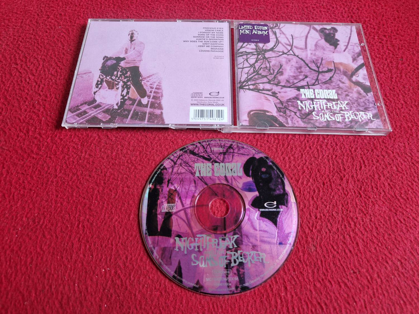 THE CORAL NIGHTFREAK AND THE SONS OF BECKER CD