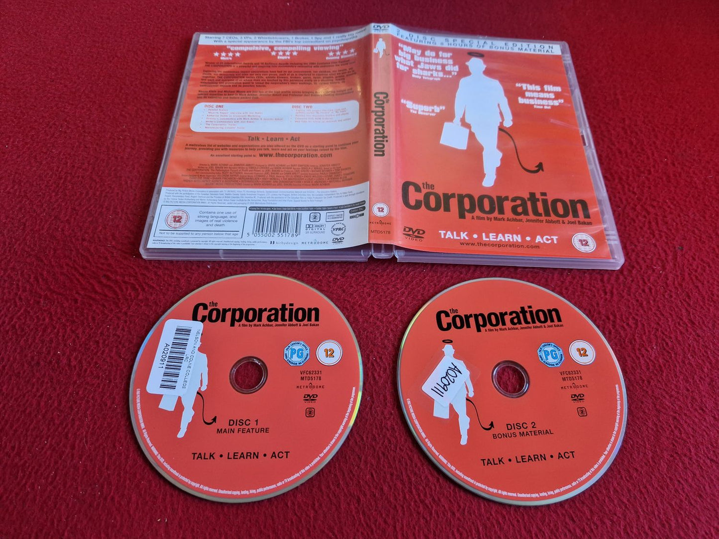 THE CORPORATION DVD