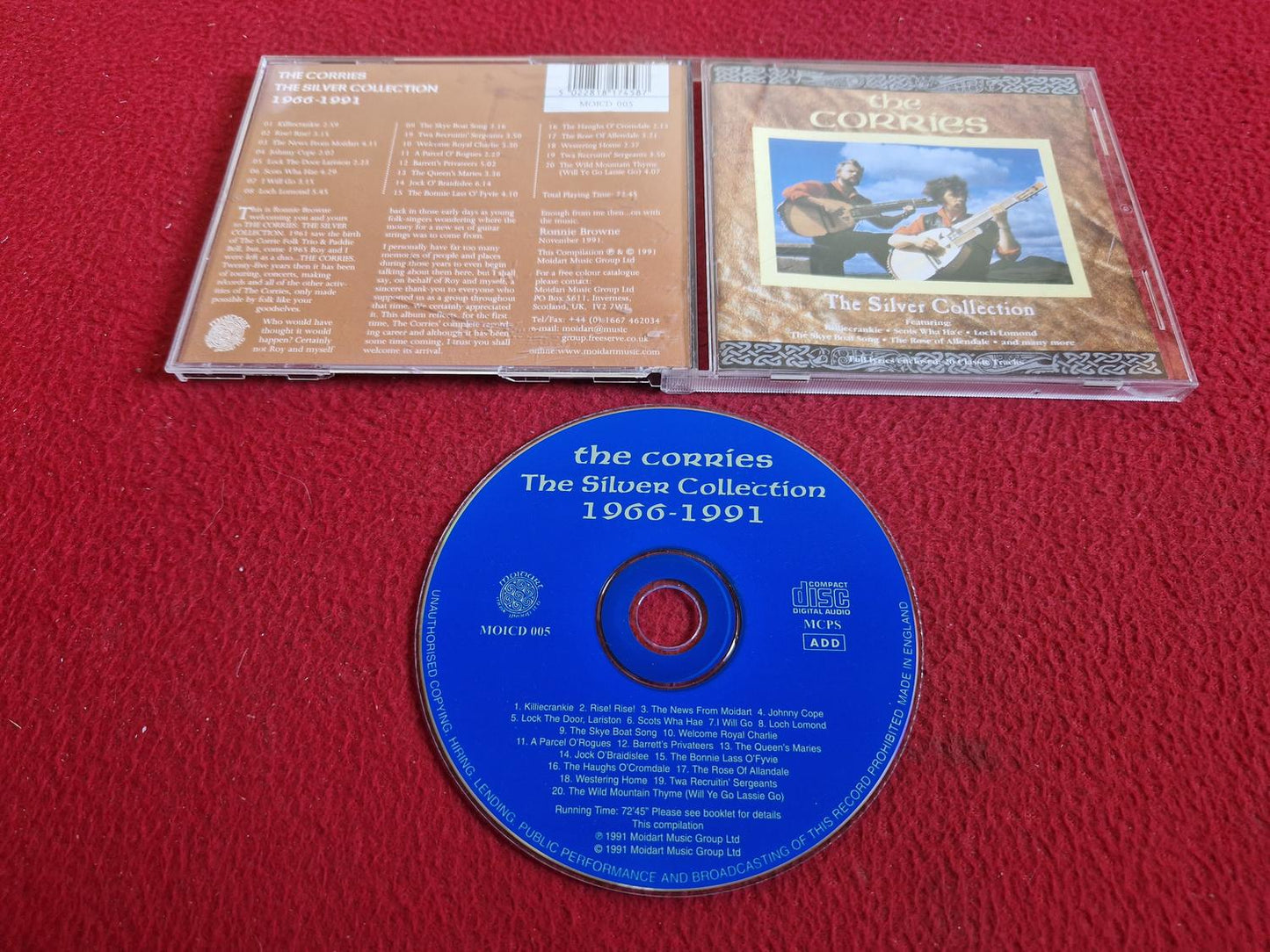 THE CORRIES THE SILVER COLLECTION 1966 - 1991 CD
