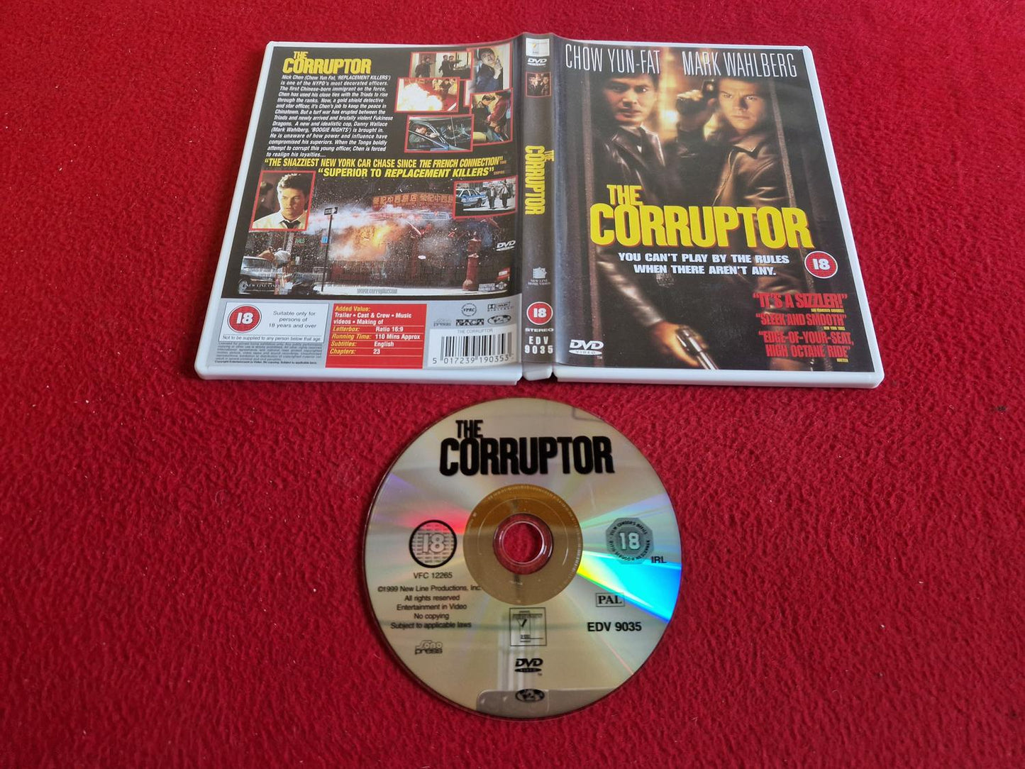 THE CORRUPTOR DVD