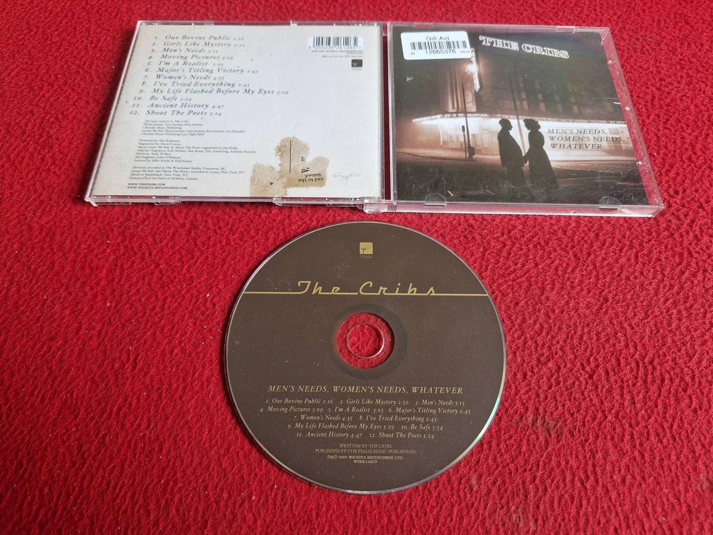 THE CRIBS MEN'S NEEDS WOMEN'S NEEDS WHATEVER CD