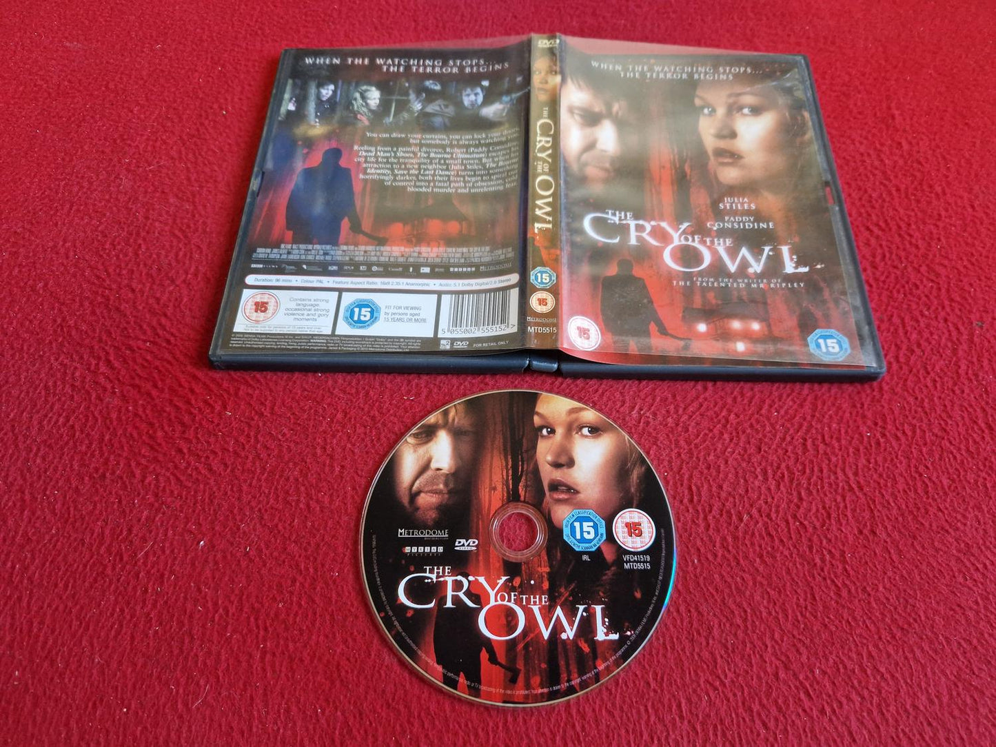 THE CRY OF THE OWL DVD