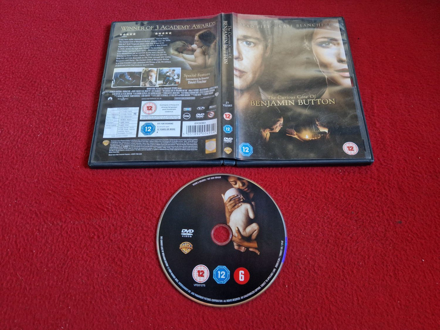THE CURIOUS CASE OF BENJAMIN BUTTON DVD