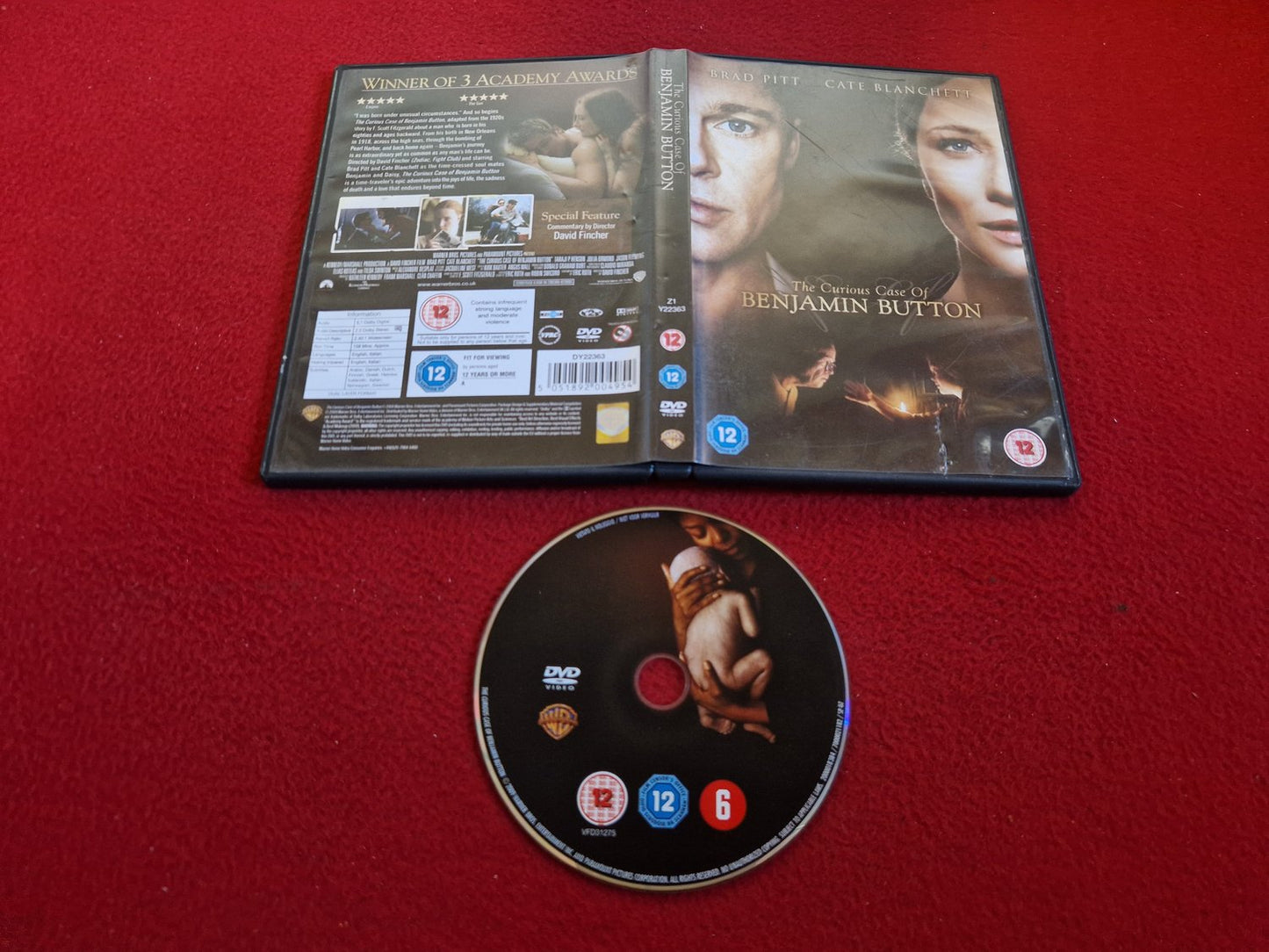 THE CURIOUS CASE OF BENJAMIN BUTTON DVD