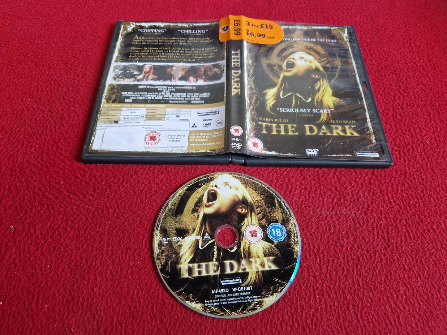 THE DARK DVD