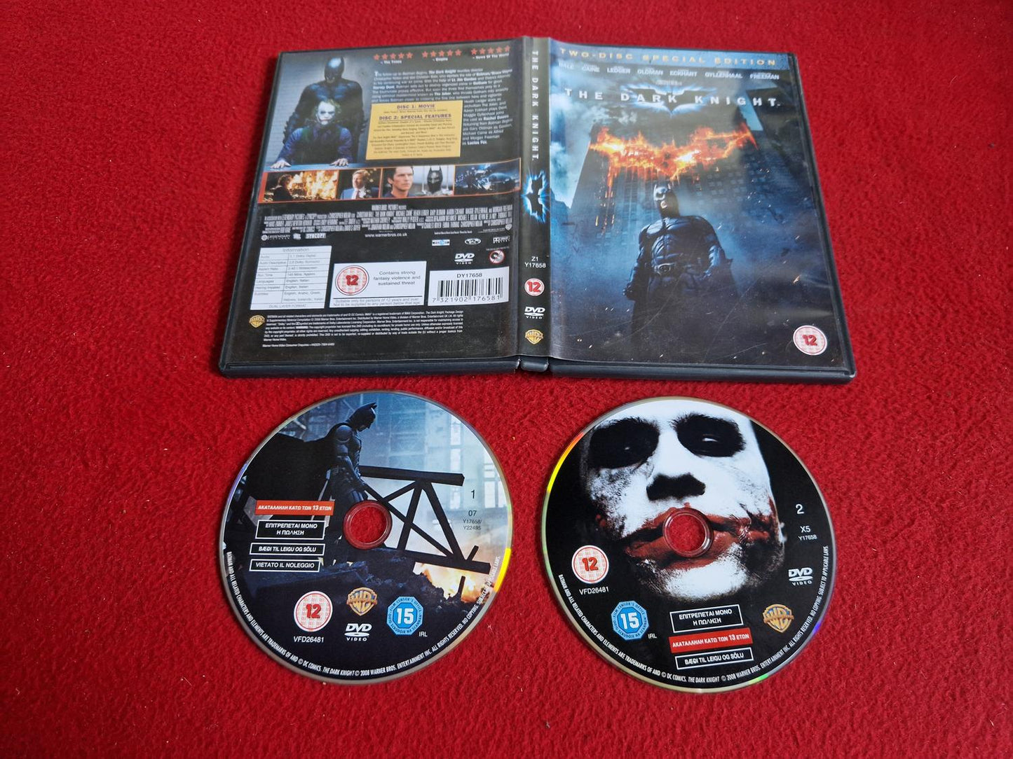 THE DARK KNIGHT DVD
