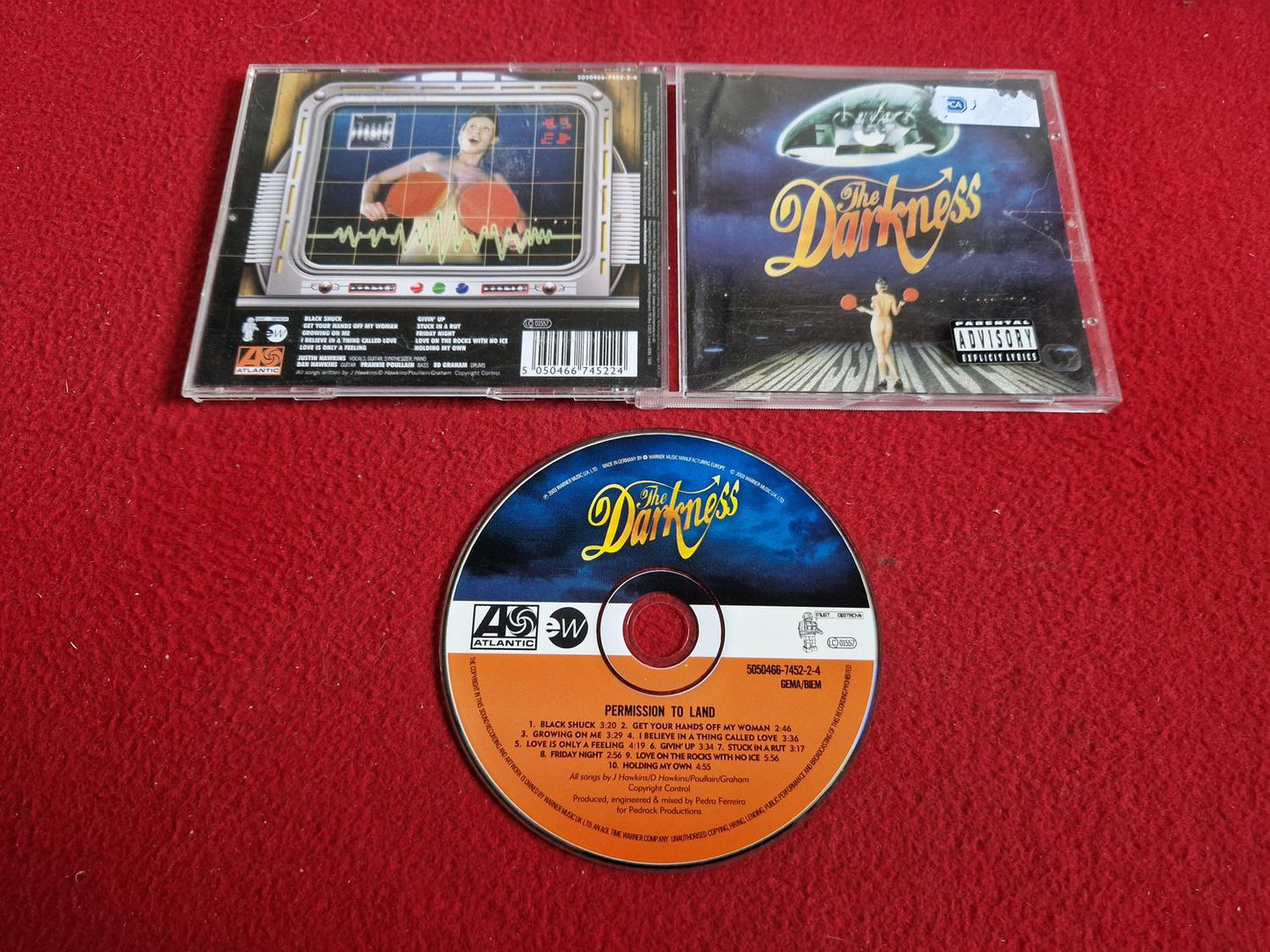 THE DARKNESS PERMISSION TO LAND CD