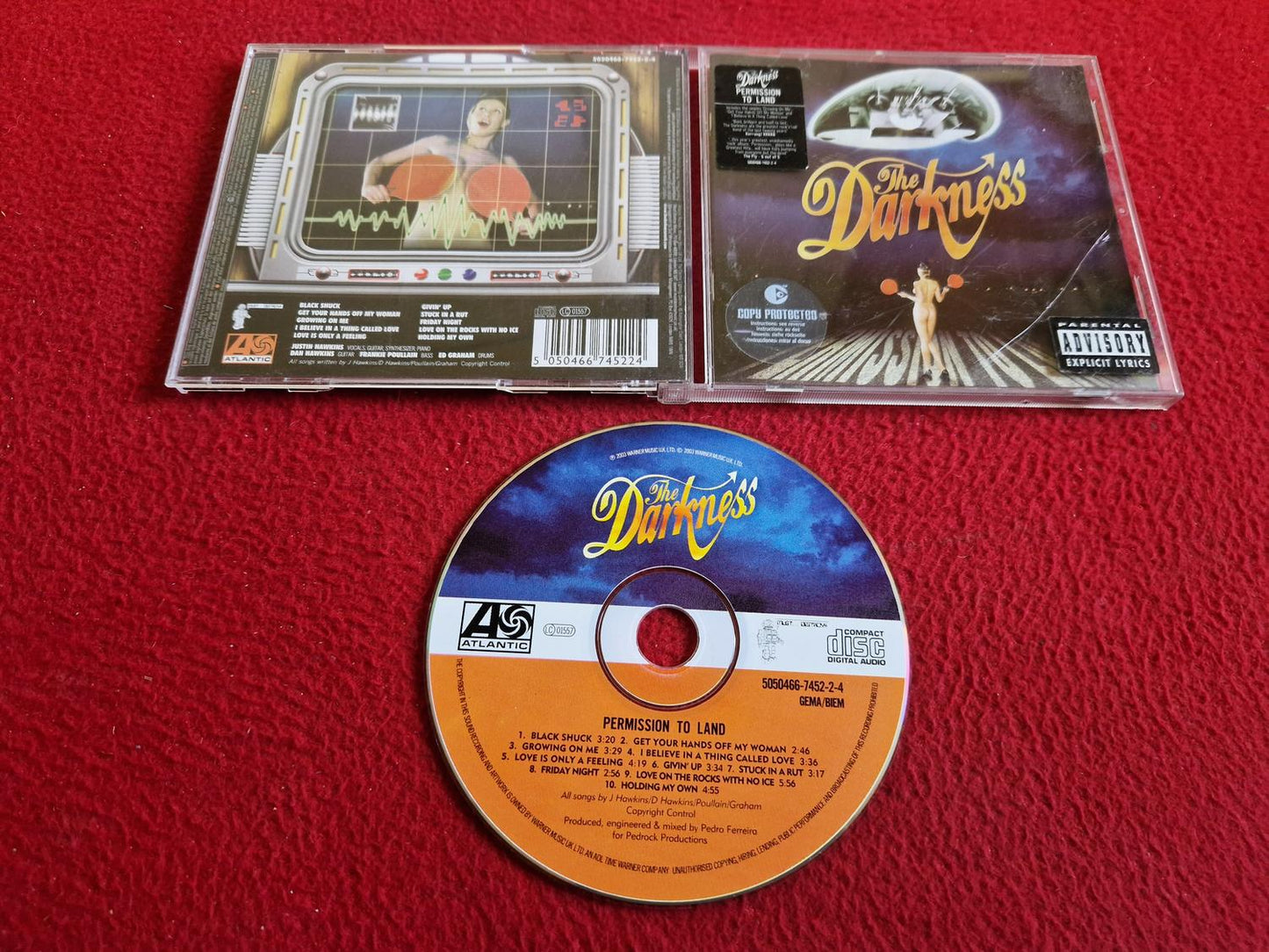 THE DARKNESS PERMISSION TO LAND CD
