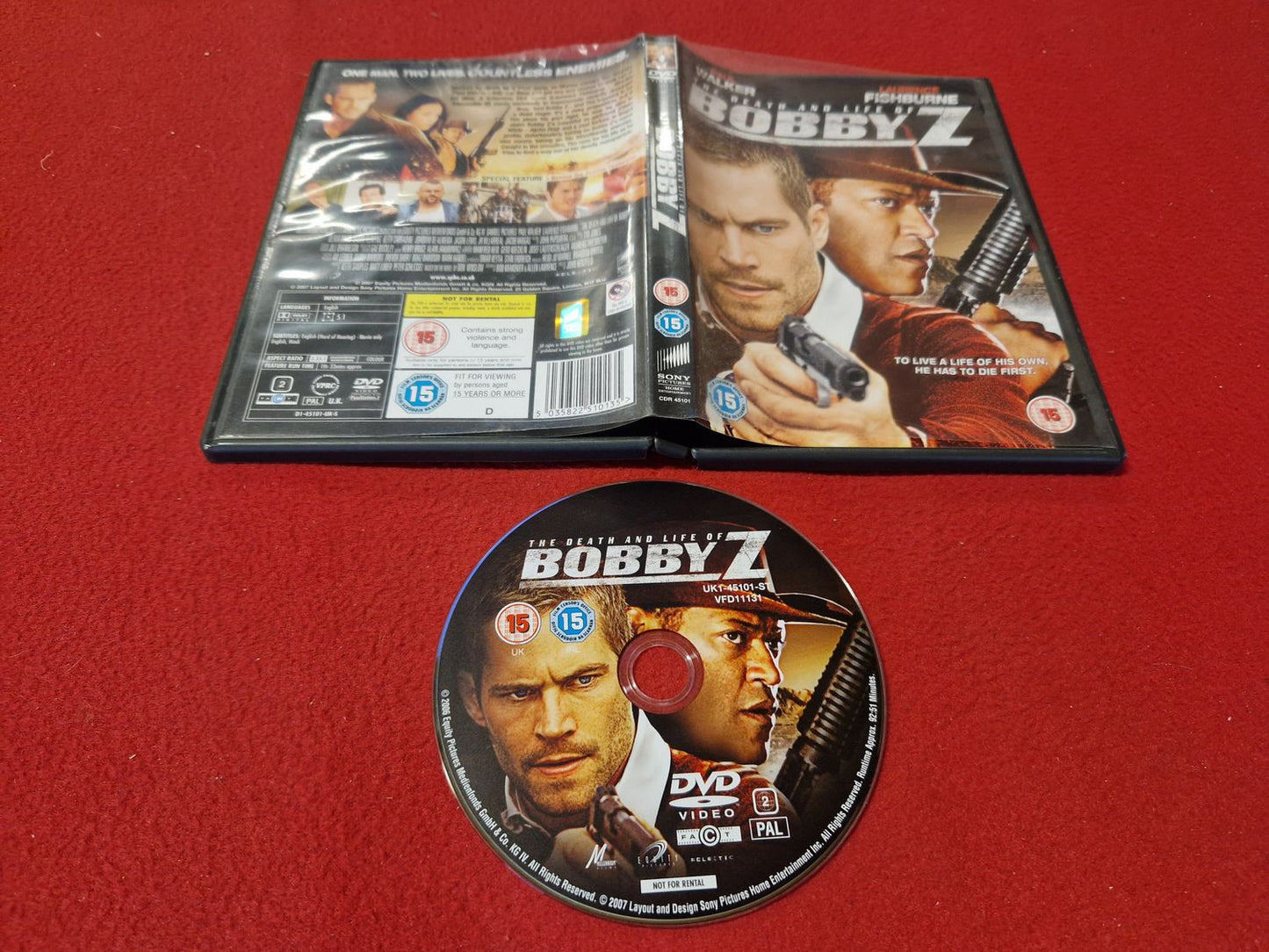 THE DEATH AND LIFE OF BOBBY Z till DVD