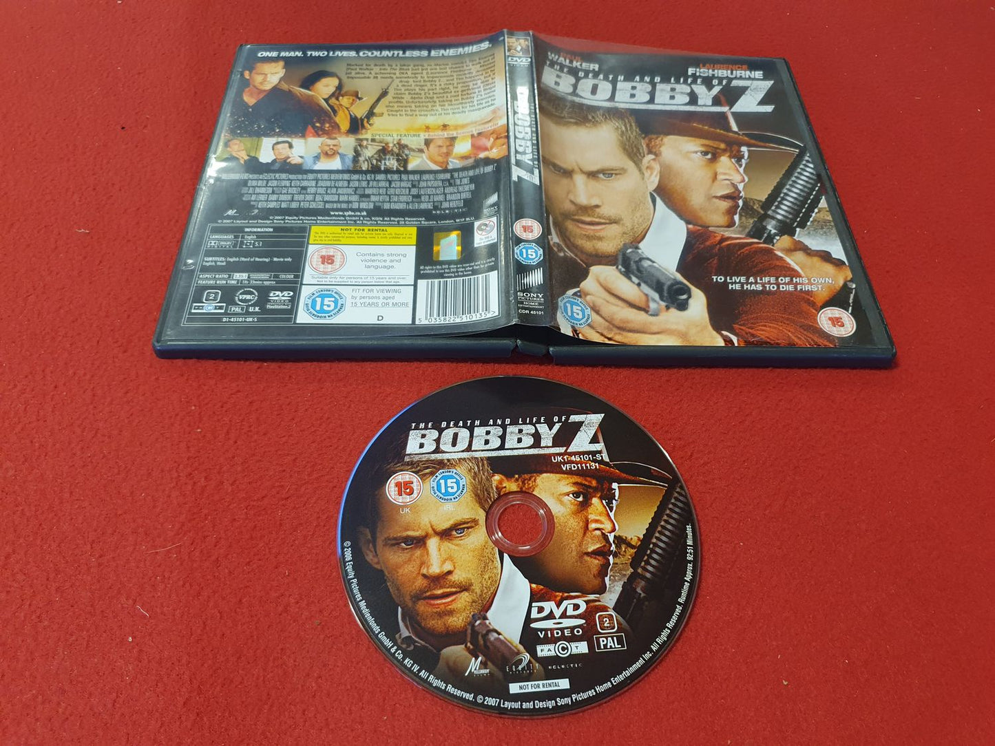 THE DEATH AND LIFE OF BOBBY Z till DVD