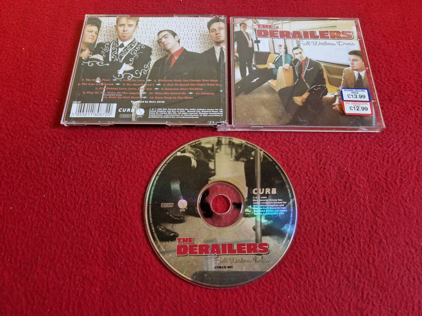 THE DERAILERS FULL WESTERN DRESS CD